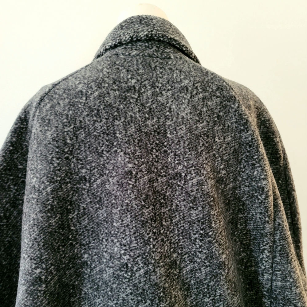 Marina Luna Women's Double-Breasted Sleeveless Cape Coat Size L/XL - Picture 10 of 14